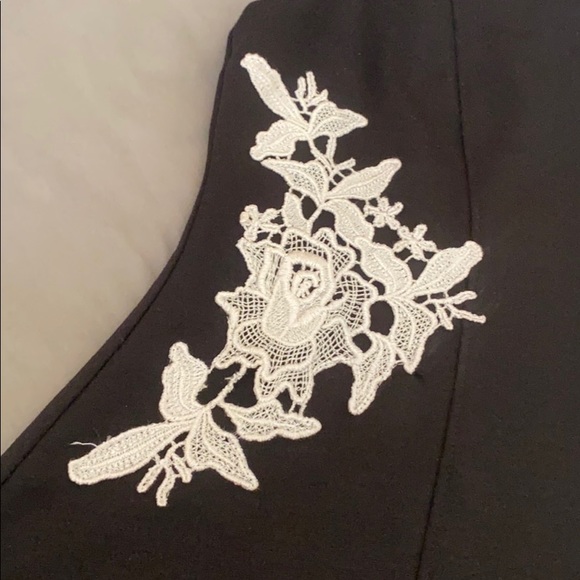 Ya Los Angeles Dress Black with White Stitch - Picture 3 of 4